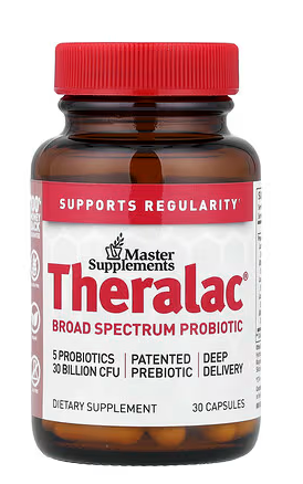 Master Supplements, Theralac®, Probiótico de amplio espectro, 30 cápsulas